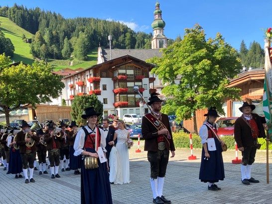 Hochzeit von unserer Musikantin Tanja & Philipp am 2. September 2023